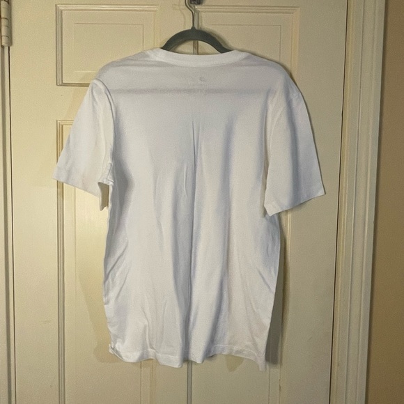 NIKE Men’s T Shirt   Surf Turtle Wave White Size Medium Graphic Just Do It White - Picture 5 of 7